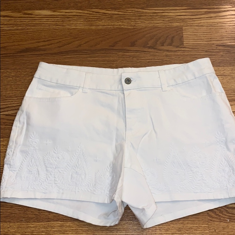 White shorts
